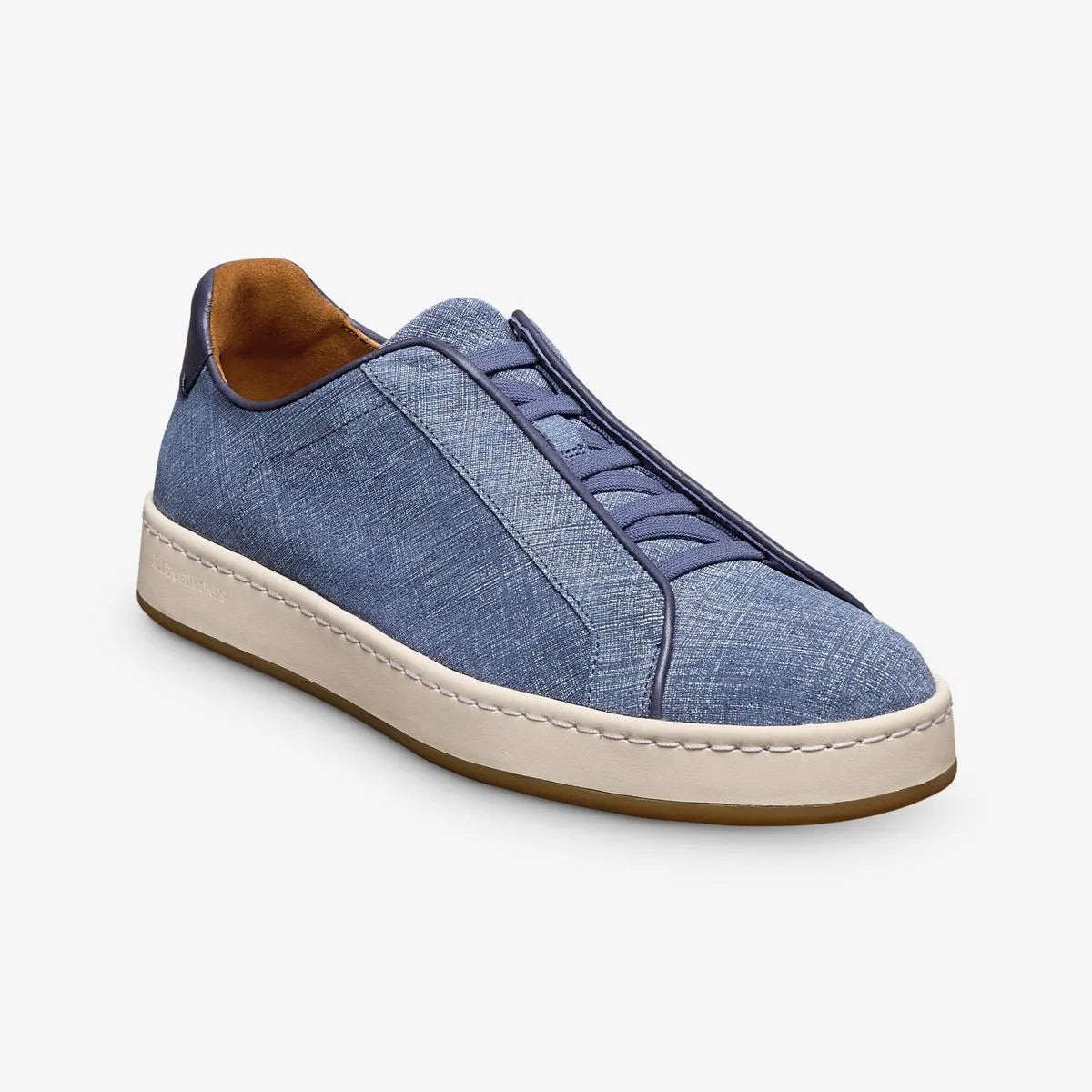 Banks Court Slip-on Stretch-lace Sneaker - Denim Printed Suede