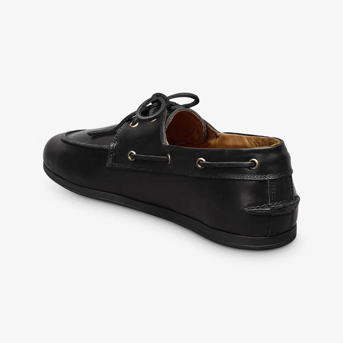 Aruba Boat Shoe - Black Chromexcel Leather