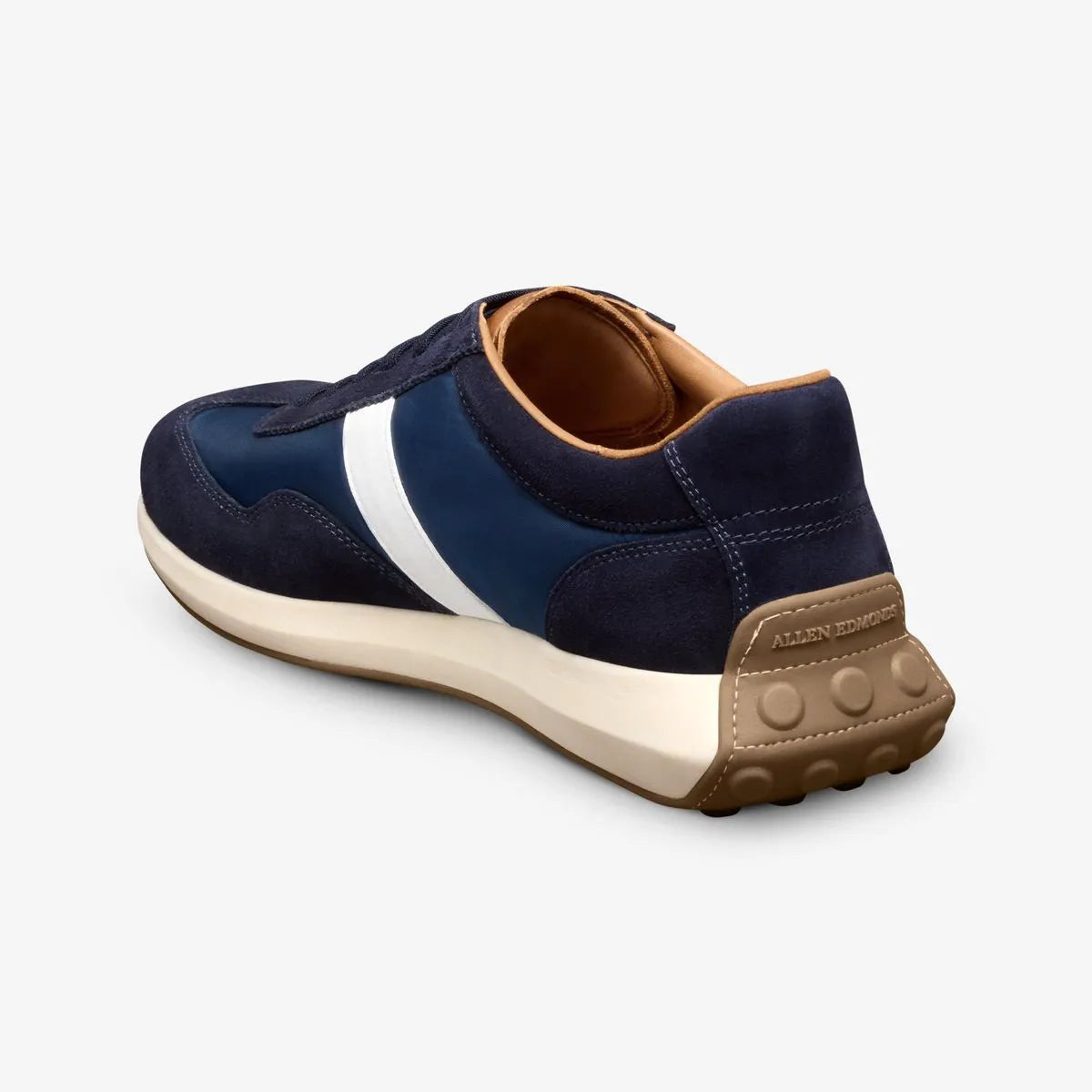 Luka Slip-on Stretch-lace Sneaker - Navy Nylon & Suede