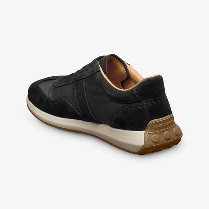 Luka Slip-on Stretch-lace Sneaker - Black Nylon & Leather