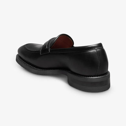 Rollins Buckle Loafer - Black Leather