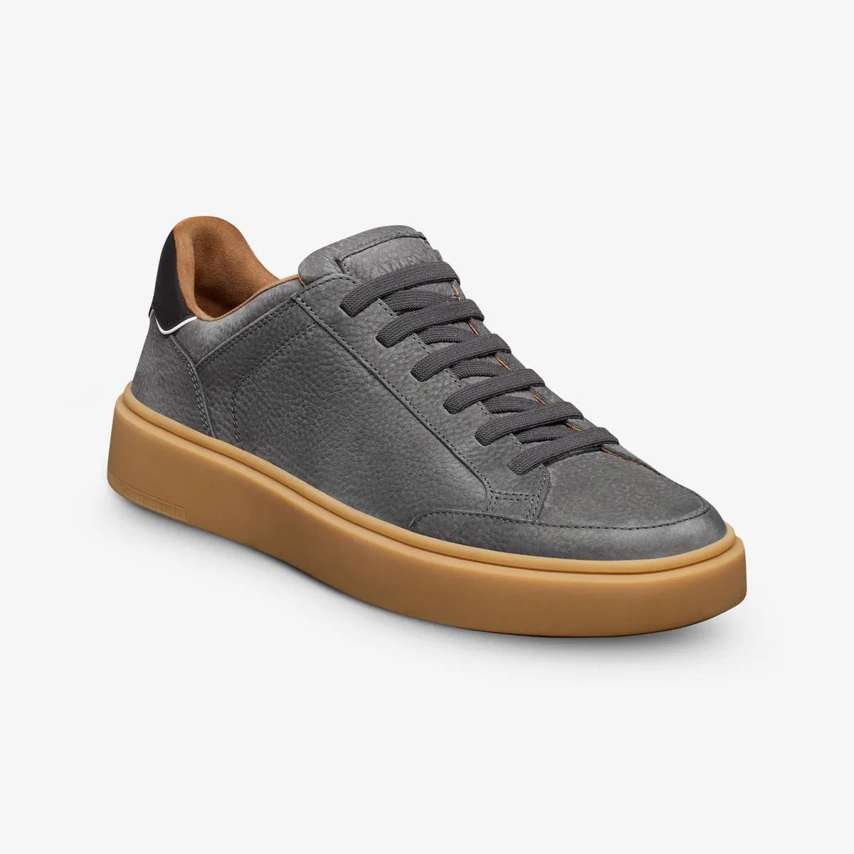 Oliver Slip-on Stretch-lace Sneaker - Piombo Grey Suede