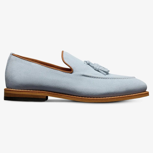 Randolph Tassel Loafer - Sky Blue Suede