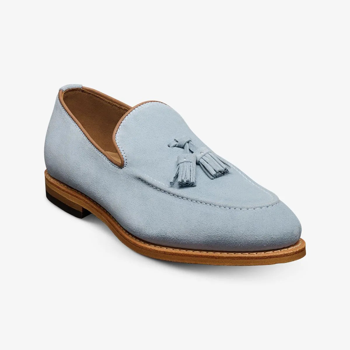 Randolph Tassel Loafer - Sky Blue Suede