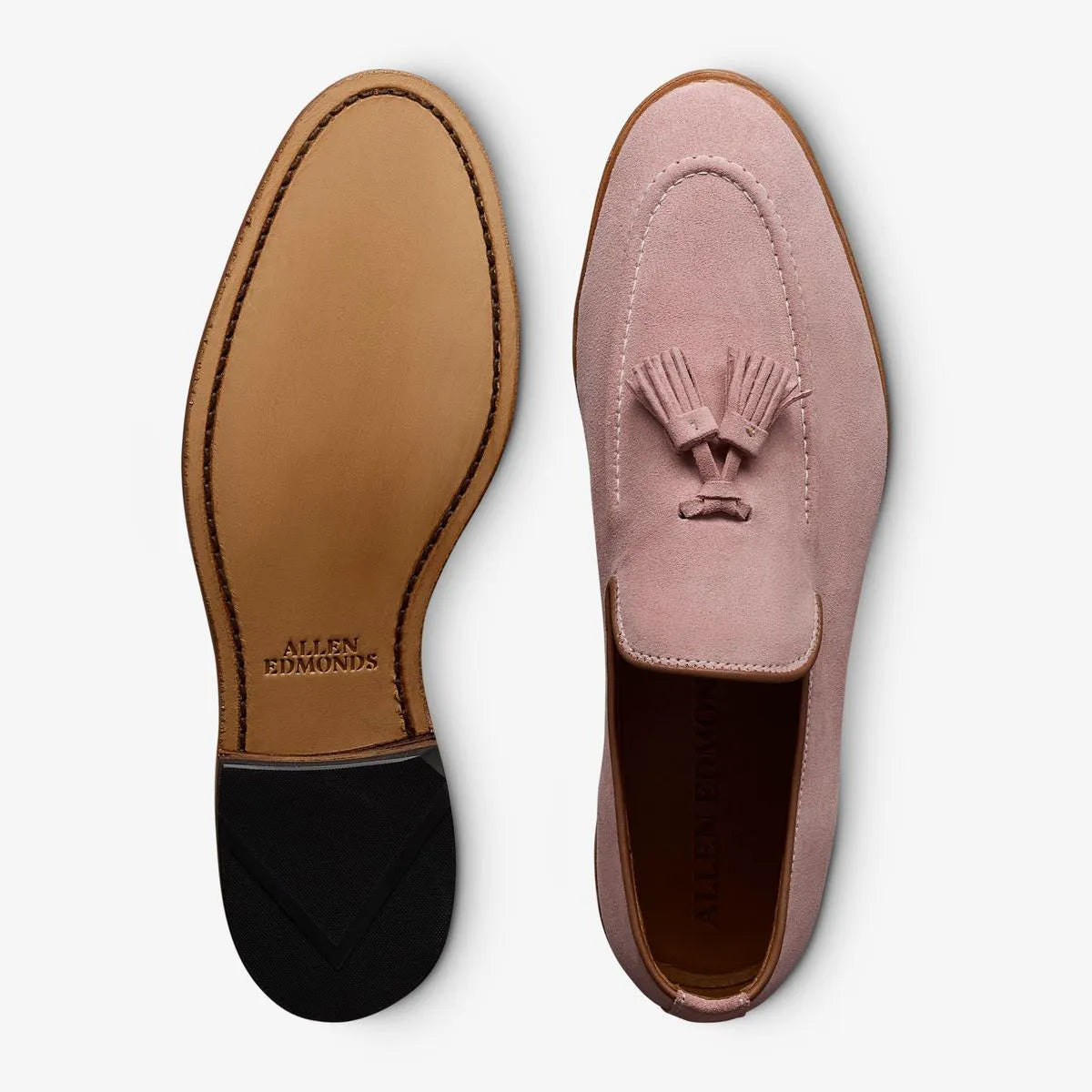 Randolph Tassel Loafer - Pink Suede