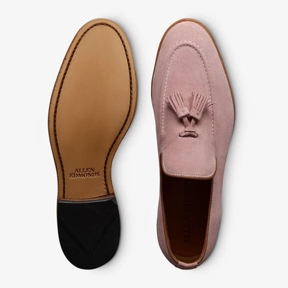 Randolph Tassel Loafer - Pink Suede