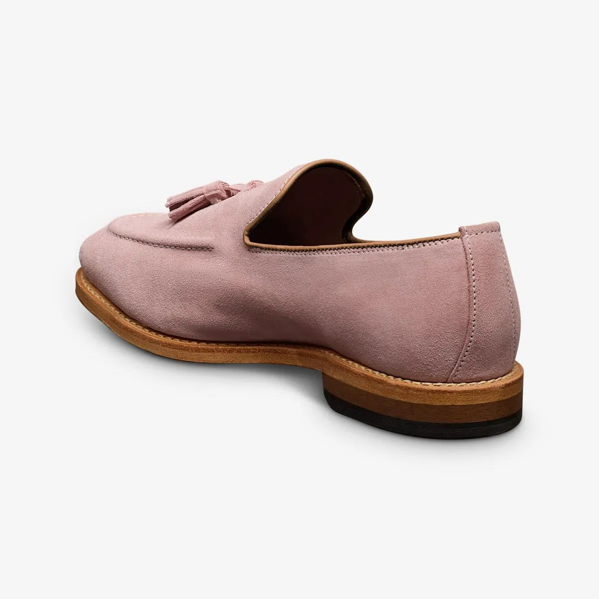Randolph Tassel Loafer - Pink Suede