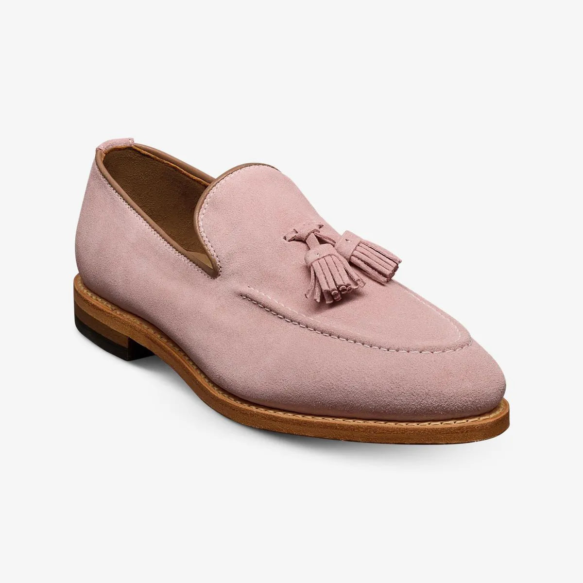 Randolph Tassel Loafer - Pink Suede