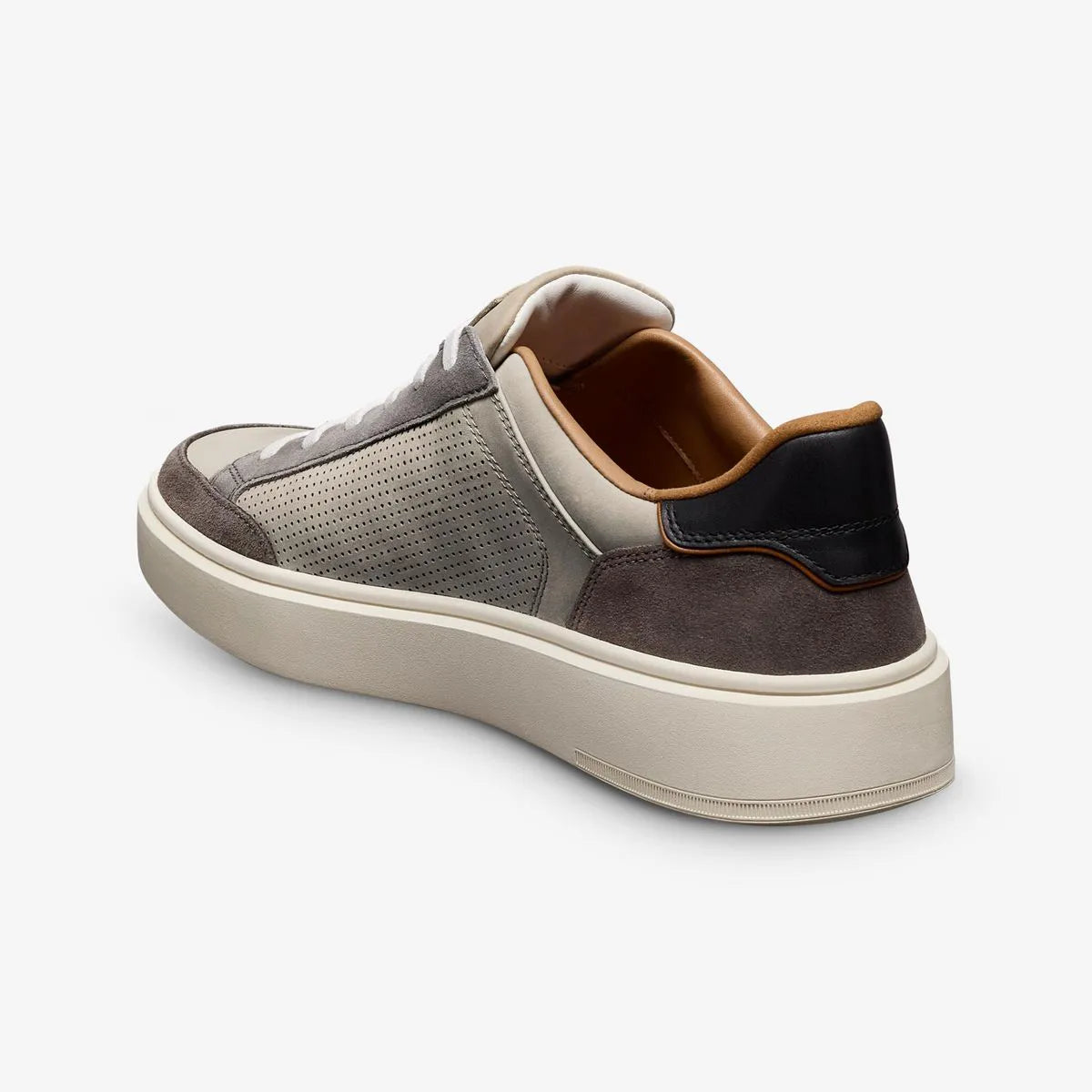 Oliver Slip-on Stretch-lace Sneaker - Vapor Grey Suede