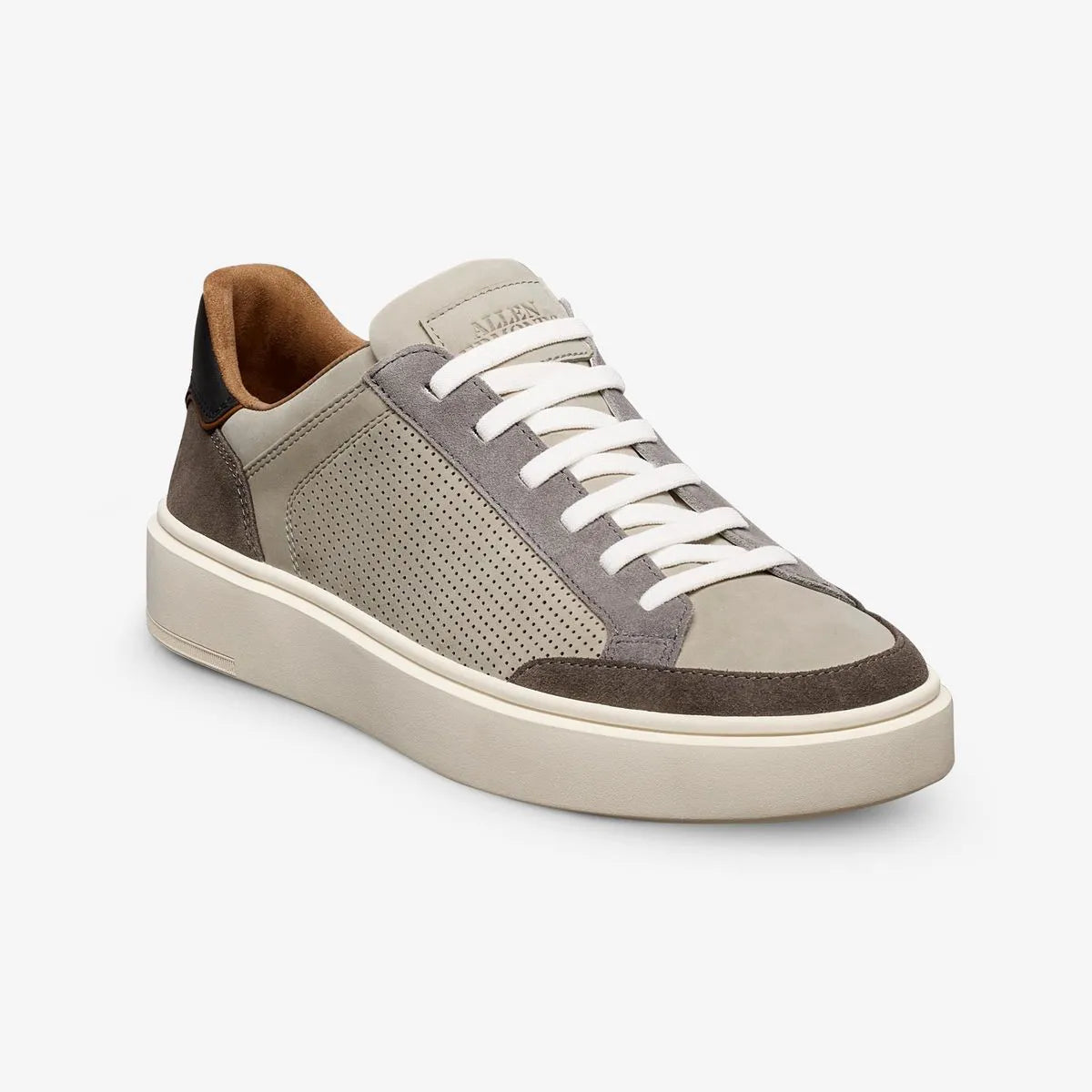 Oliver Slip-on Stretch-lace Sneaker - Vapor Grey Suede