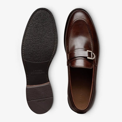 Rollins Buckle Loafer - Dark Brown Leather