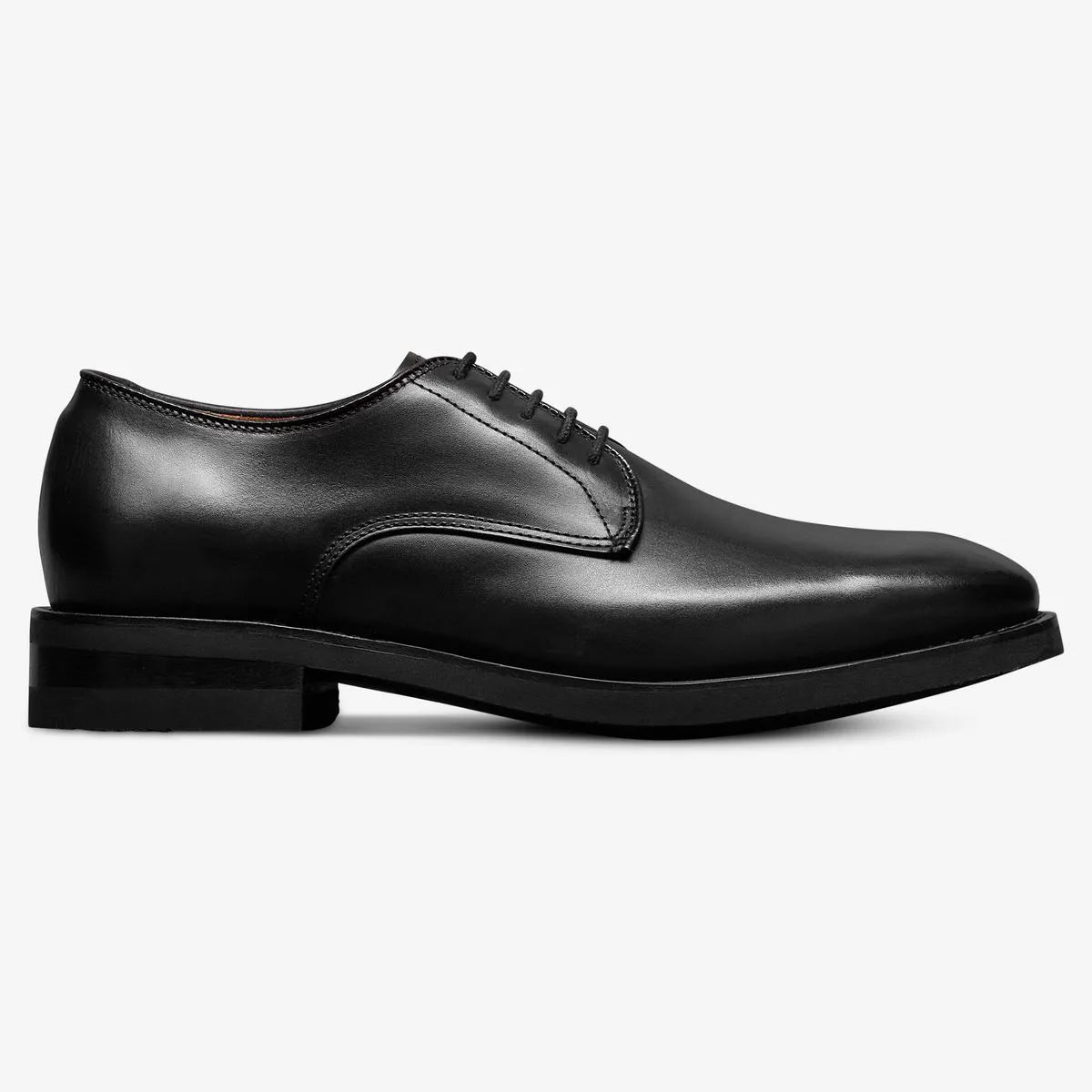 Ramsey Plain-toe Derby Dress Shoe - Black Leather