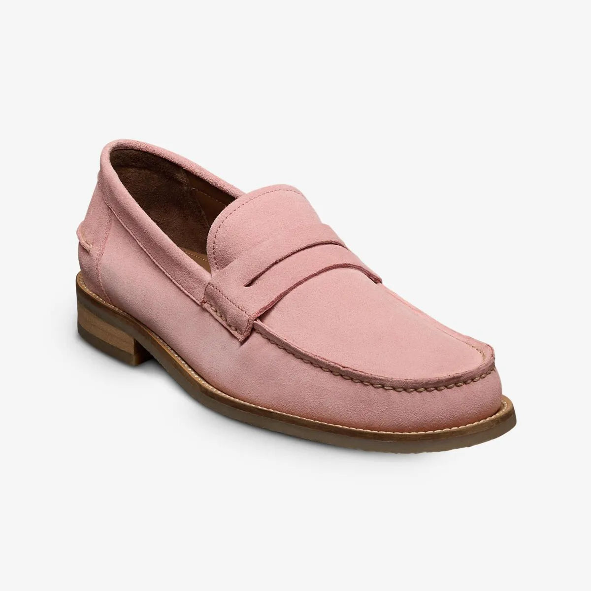 Sorrento Penny Loafer - Light Pink Suede