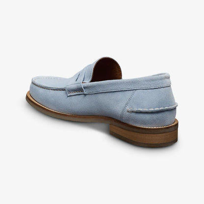 Sorrento Penny Loafer - Light Blue Suede