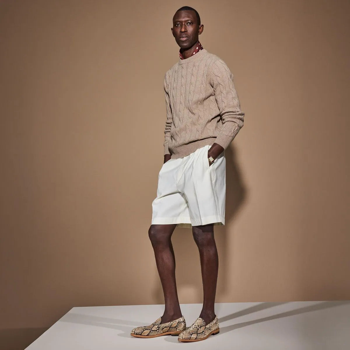 Randolph 2.0 Penny Loafer - Python Embossed Leather