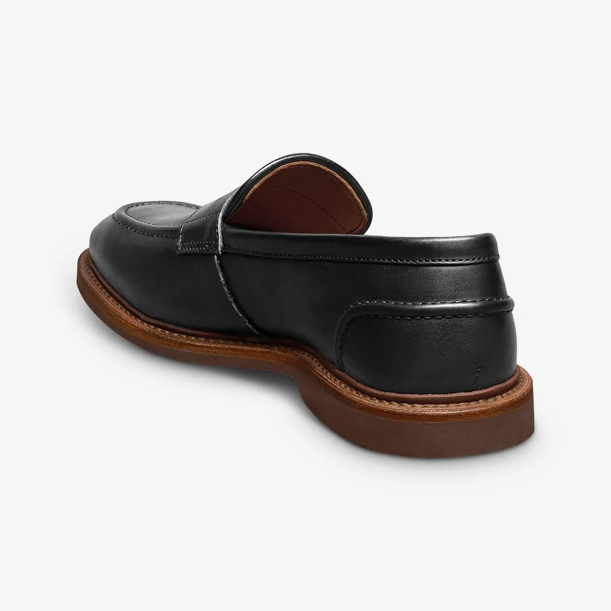 Randolph Verse Penny Loafer - Black Leather