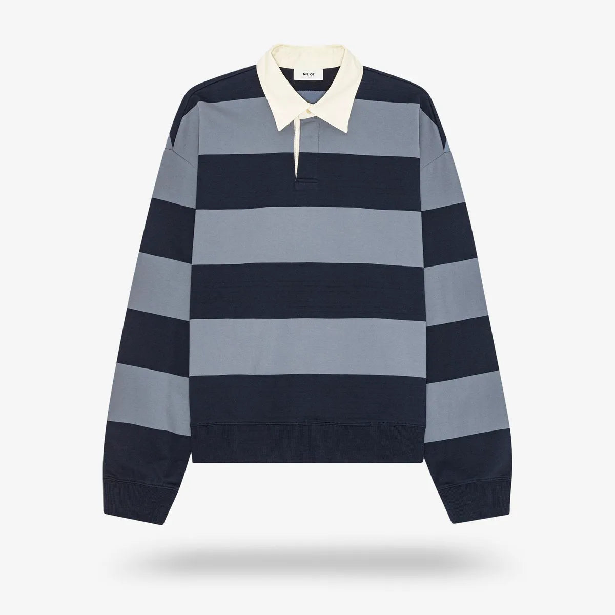 NN07 David Rugby Shirt - Blue