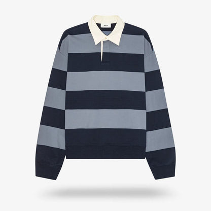 NN07 David Rugby Shirt - Blue