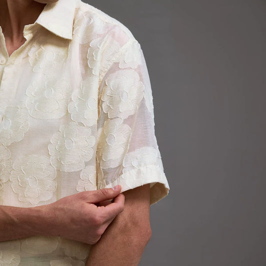 NN07 Freddy Short-sleeve Shirt - Ivory