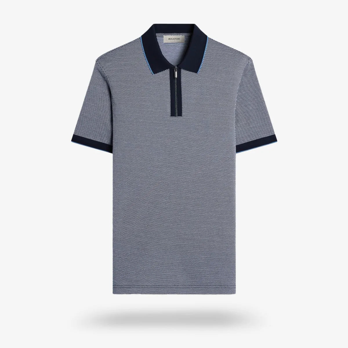 Bugatchi Quarter-zip Polo - Navy