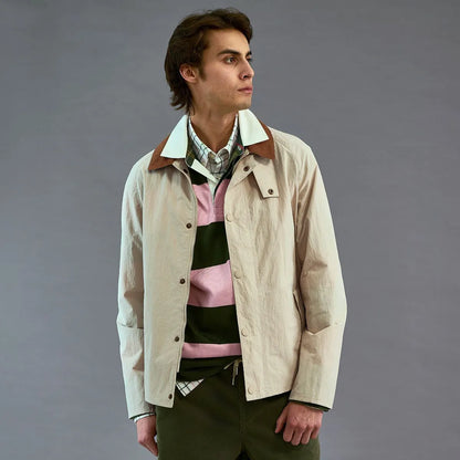 Barbour Tracker Showerproof Jacket - Mist Polyamide