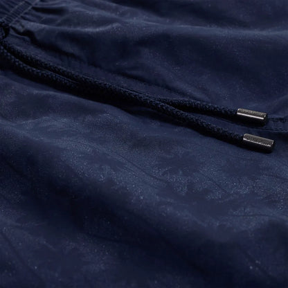 Bugatchi Zane Mid-length Swim Trunks - Navy