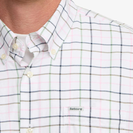 Barbour Caswell Tattersall Shirt - Pink Cotton