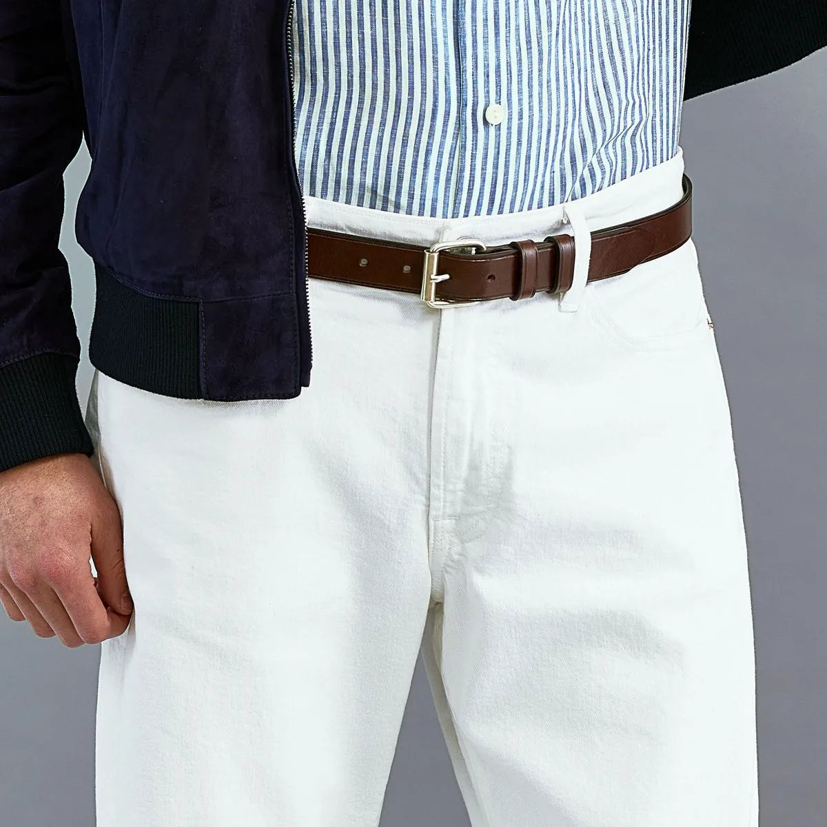 Civilianaire Alfie Straight Fit Jeans - White