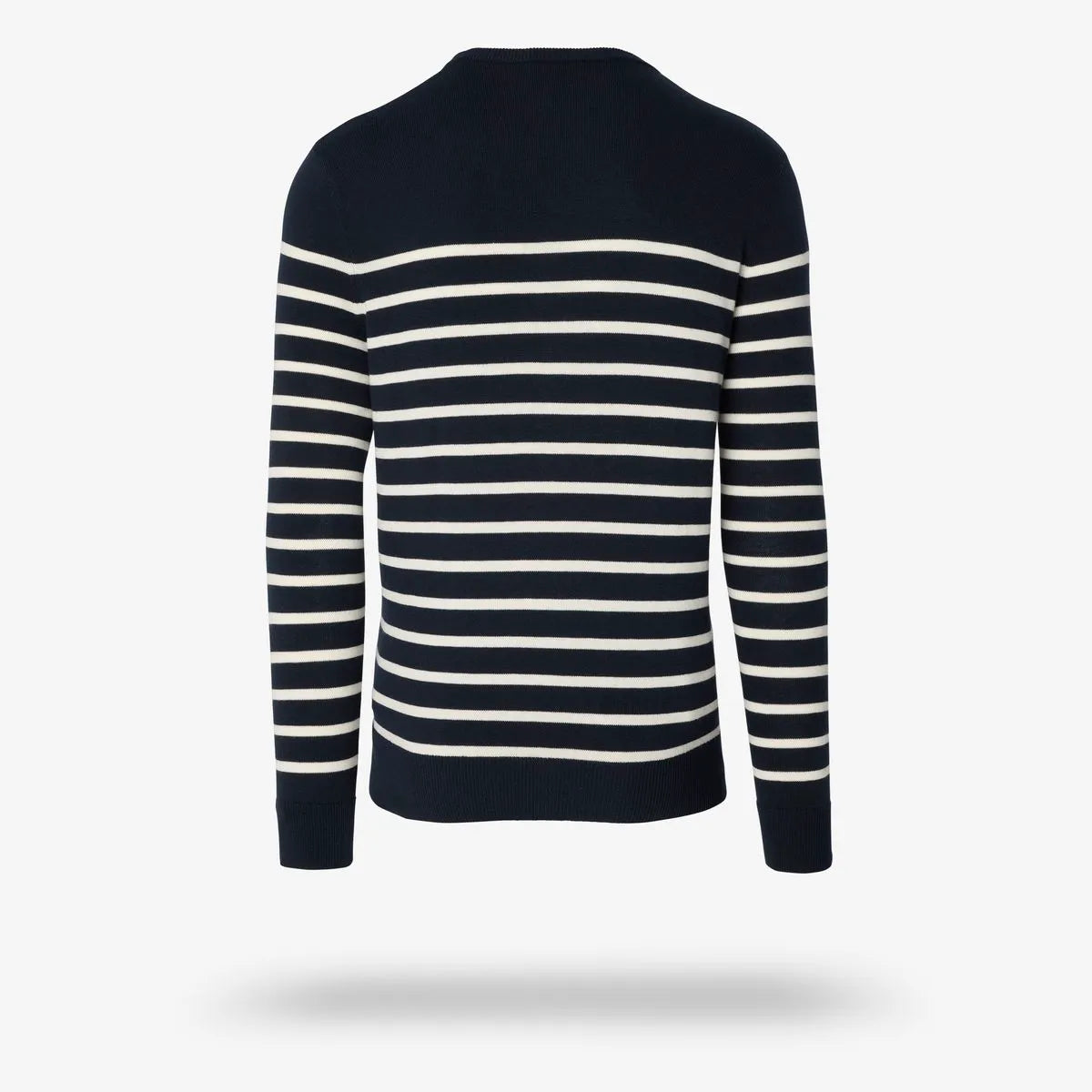 Crewneck Sweater - Navy Stripe