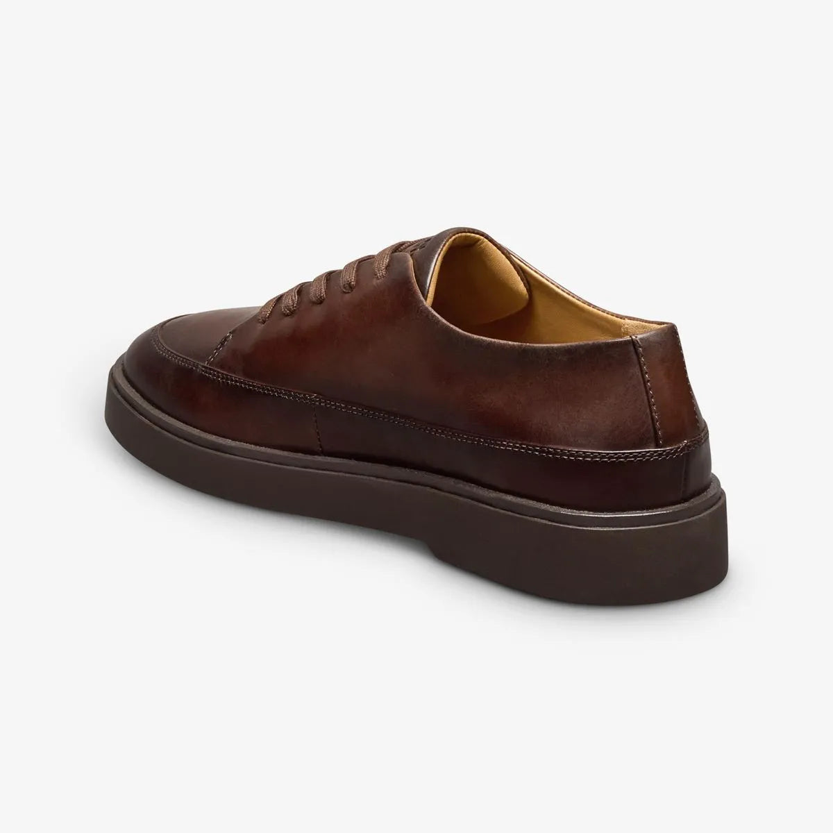Julian Lace-up Derby Sneaker - Porcino Brown Leather
