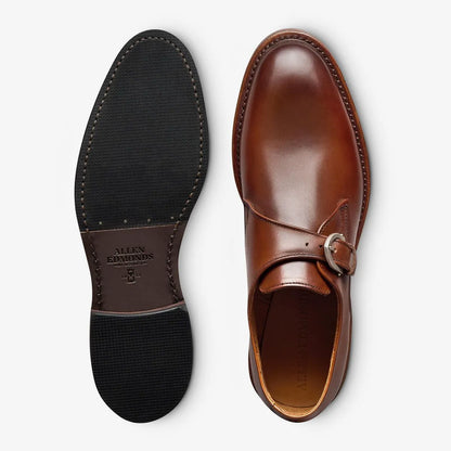 Ryder Single Monk Strap Dress Shoe - Chili Leather