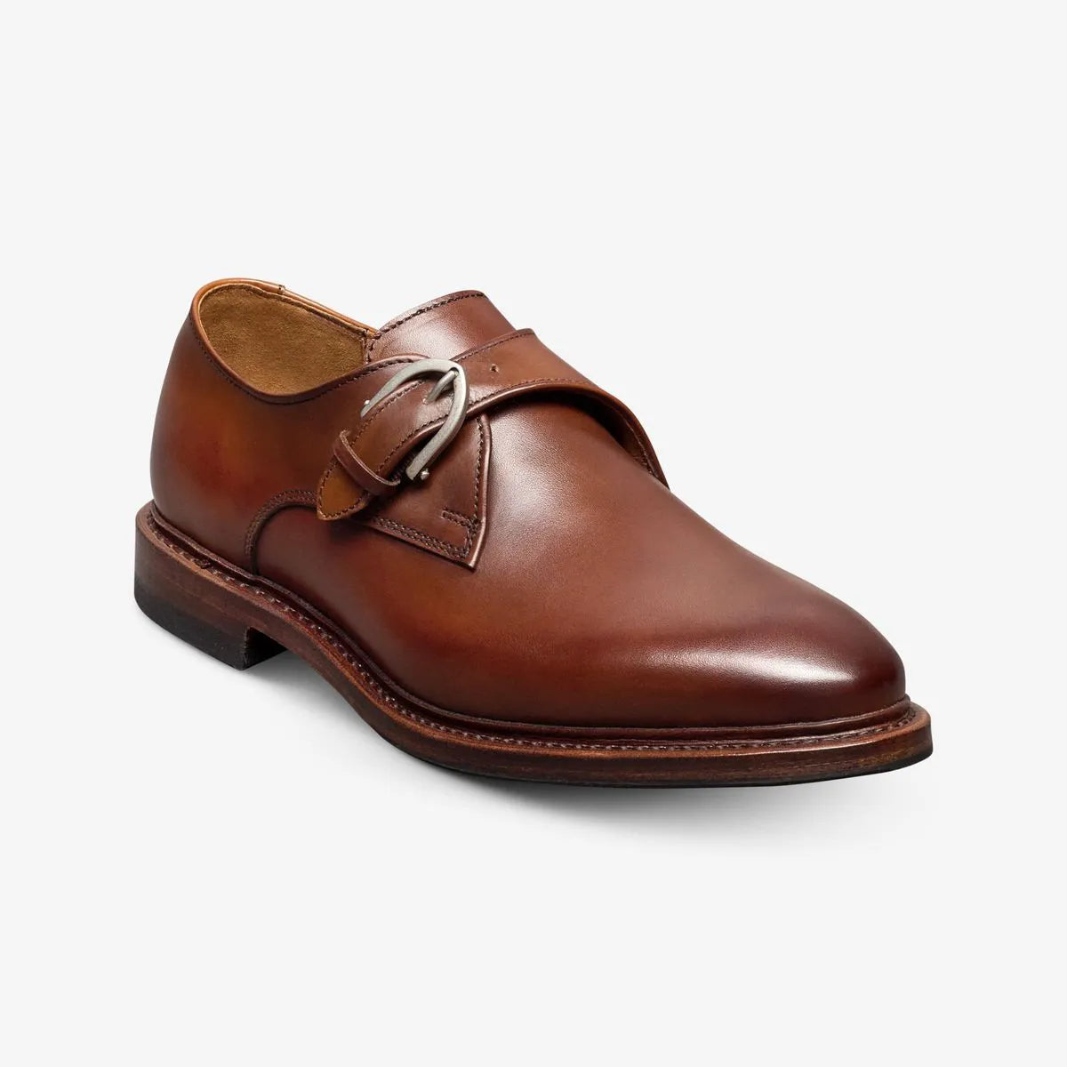 Ryder Single Monk Strap Dress Shoe - Chili Leather