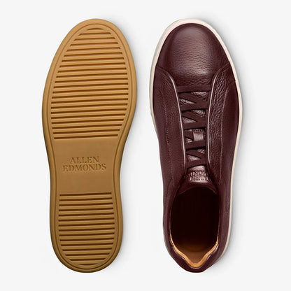 Banks Court Slip-on Stretch-lace Sneaker - Burgundy Leather