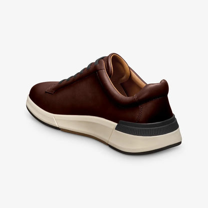 Glenn Slip-on Stretch-lace Sneaker - Burgundy Leather