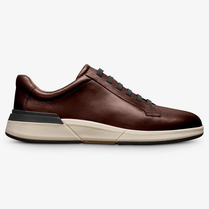 Glenn Slip-on Stretch-lace Sneaker - Burgundy Leather
