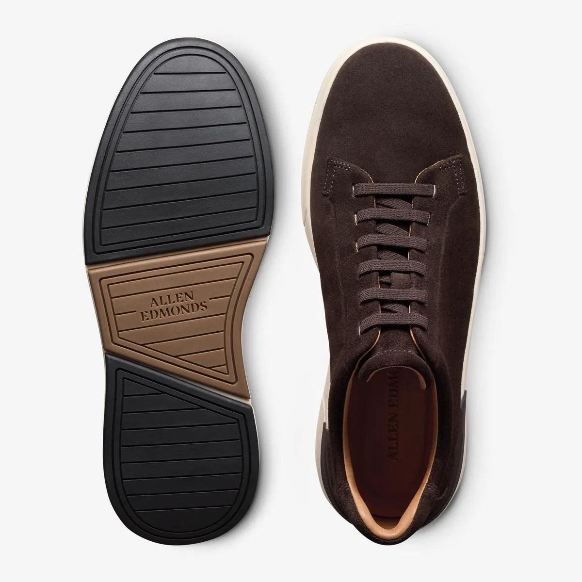 Glenn Slip-on Stretch-lace Sneaker - Bitter Chocolate Suede