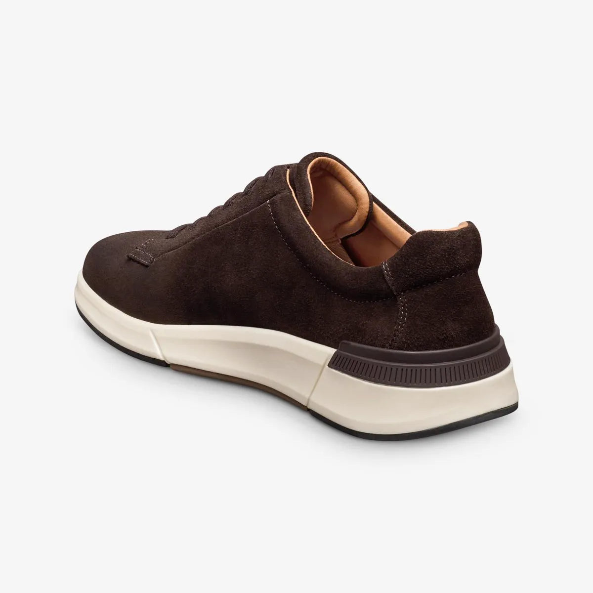 Glenn Slip-on Stretch-lace Sneaker - Bitter Chocolate Suede