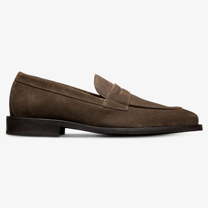 Como Penny Loafer - Dark Olive Green Suede
