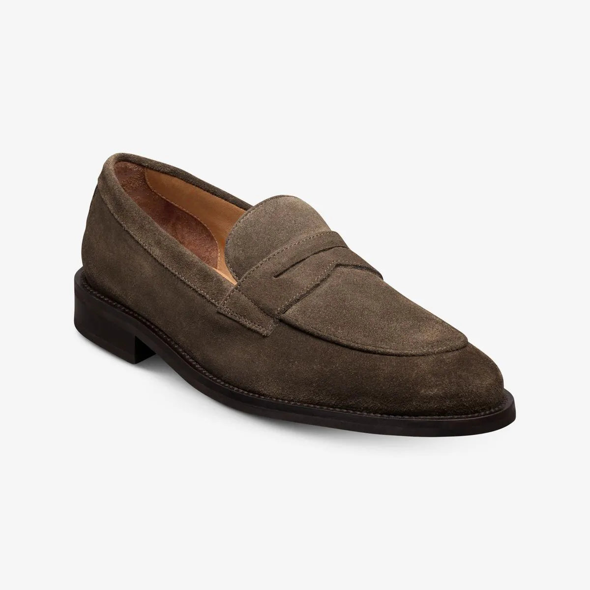 Como Penny Loafer - Dark Olive Green Suede
