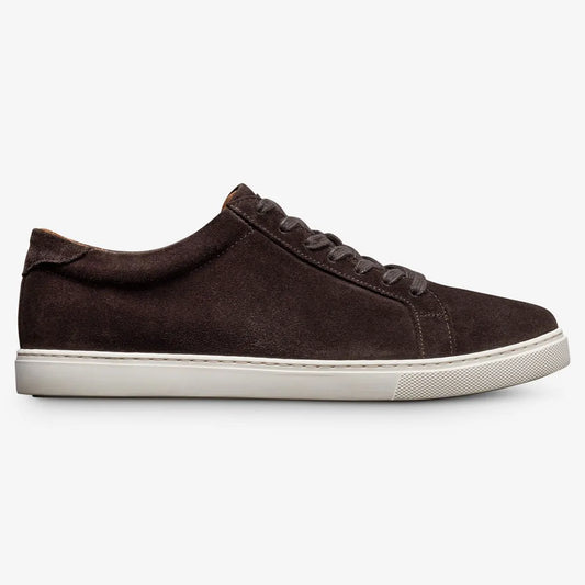 Courtside Lace-up Sneaker - Bitter Chocolate Suede