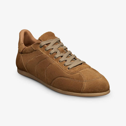 Aidan Lace-up Sneaker - Cinnamon Brown Suede
