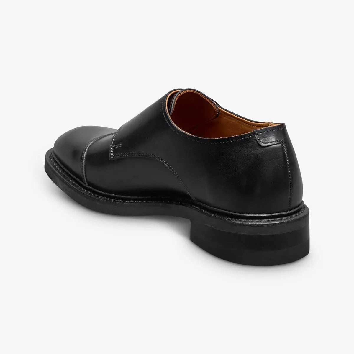 Richards Double Monk Strap Dress Shoe - Black Leather