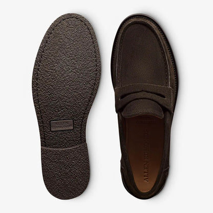 Sorrento Penny Loafer - Bitter Chocolate Suede