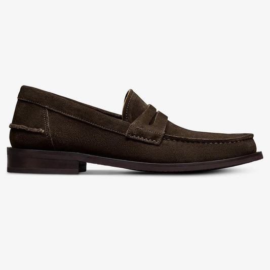 Sorrento Penny Loafer - Bitter Chocolate Suede
