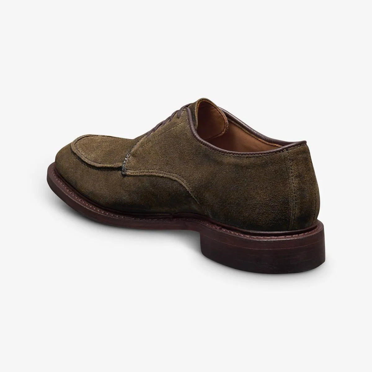 Rivington Apron-toe Derby Dress Shoe - Dark Olive Green Suede