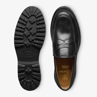 Miller Reserve Lug Penny Loafer - Black Leather