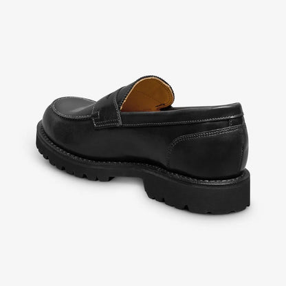Miller Reserve Lug Penny Loafer - Black Leather