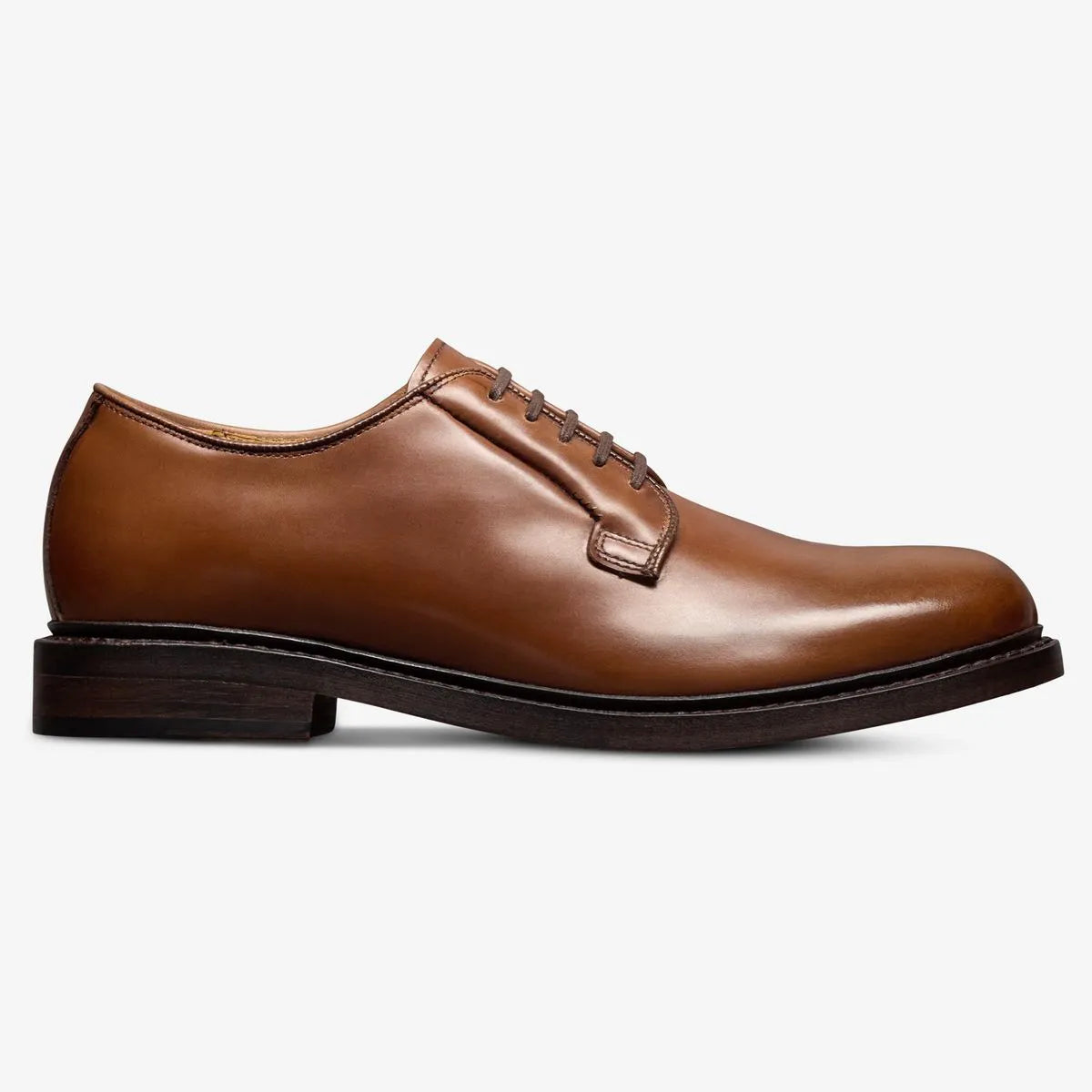 Rowan Reserve Plain-toe Derby Dress Shoe - Natural Polished Calf Leather