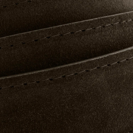 Clayton Street Belt - Chocolate Suede