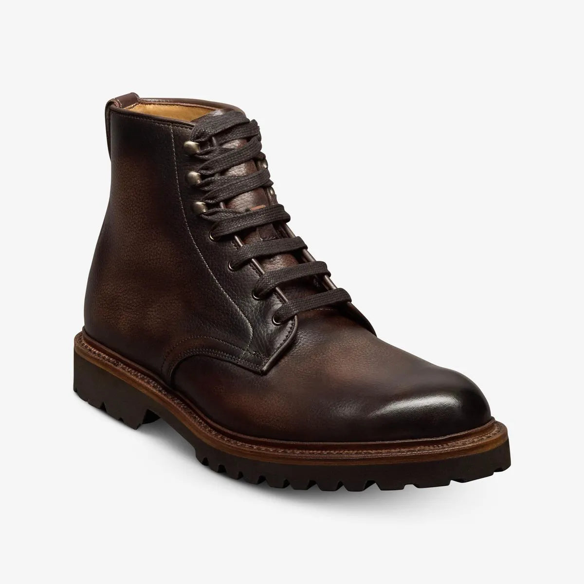 Charlton Reserve Plain-toe Boot - Dark Brown Leather